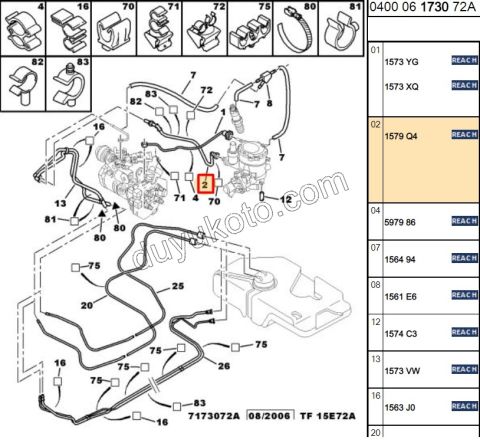 HORTUM MAZOT FILTRE KUTU