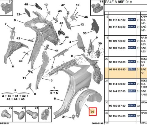 DAVLUMBAZ ARKA CAMURLUK R P30082