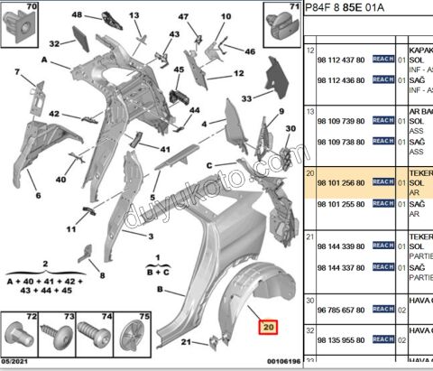 DAVLUMBAZ ARKA CAMURLUK L P30082