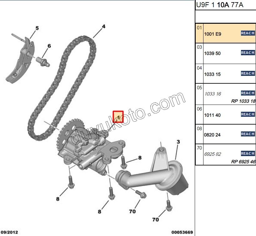 POMPA YAG BXR3 EURO4 FRD