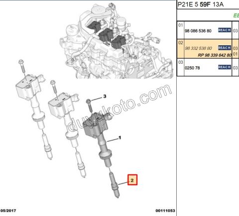 BUJI X 3AD 1.2CC 130HP 2020 Sonrası EURO6.3 1.2CC 100HP 2020 Sonrası X
