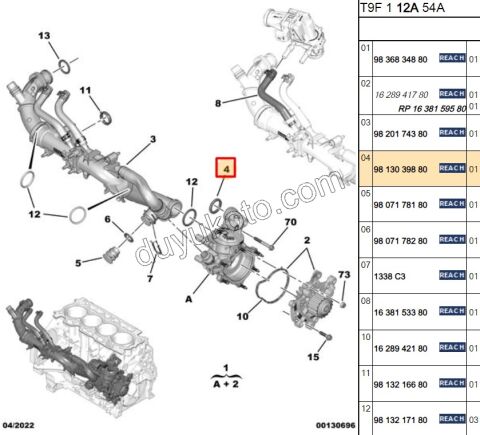 CONTA ORING 1.5HDİ Euro6