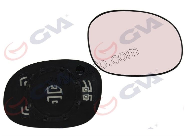 Citroen C3 Dikiz Ayna Camı Sağ (Rezistanslı) 2002/2013