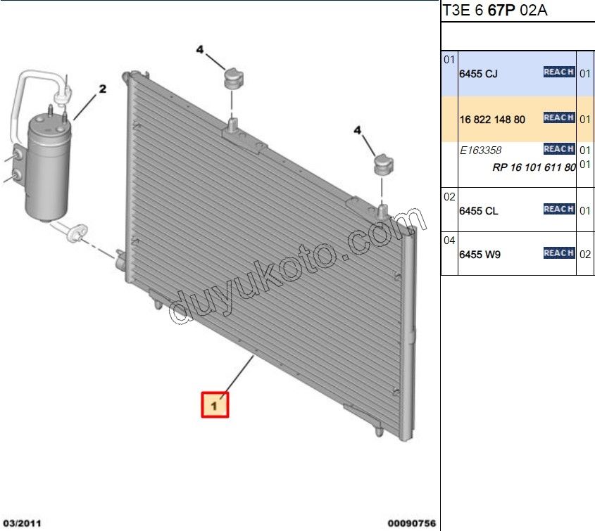 Klima Radyatörü P206