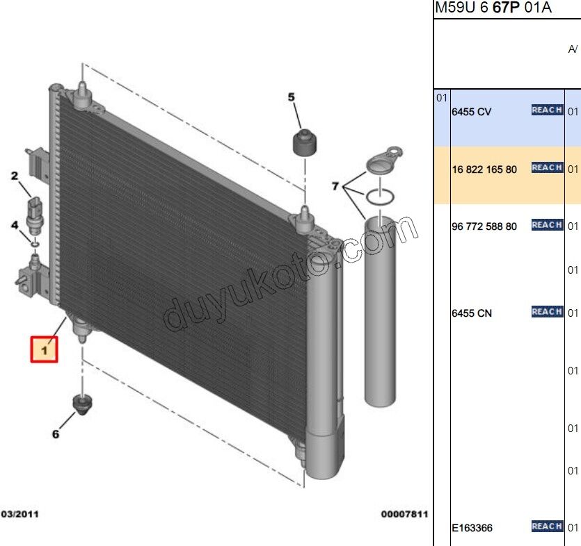 Klima Radyatörü PRT2 1.9D, 98/03