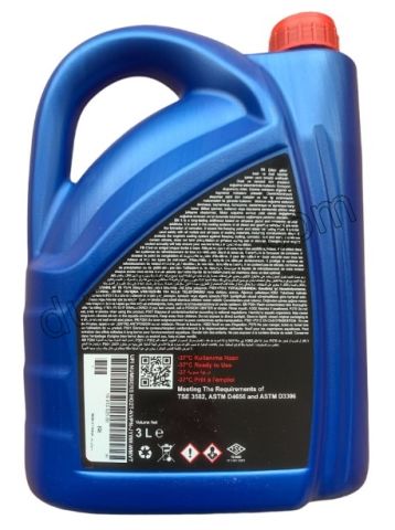 Kırmızı Antifiriz 3 LT -37^C Organik