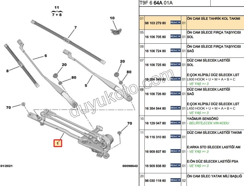 MOTOR CAM SILGI + MEKANIZMA P3082