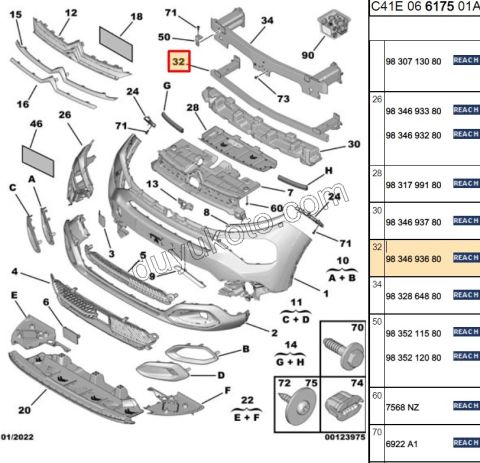 DARBE EMICI ON TAMPON ALT C43 C4X