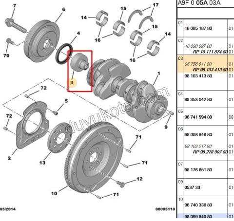 PORYA KRANK KASNAK 1.0CC EB2