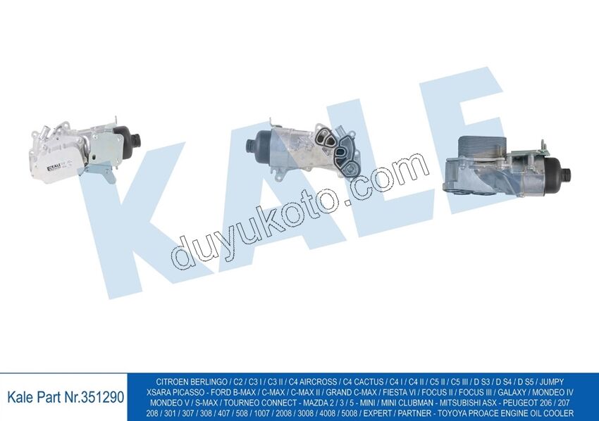 SOGUTUCU YAG KOMPLE 1.6HDİ Euro5 1103.N9 1103.P0 9672677080 AV6Q6L625AA 9687847480