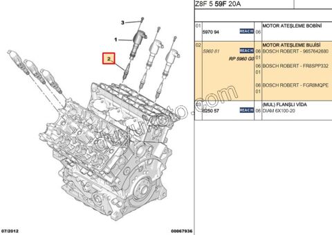 BUJI P406 P607 3.0 ES9J4S ES9JA