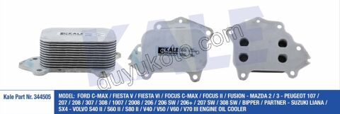 TEK YAG SOGUTUCU 1.4HDİ/1.6HDİ Euro4 /Euro5