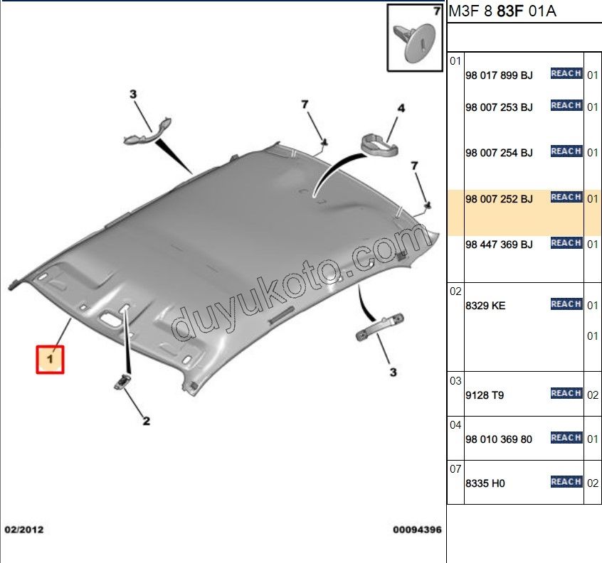 Tavan Döşeme Kaplaması P301 ON LAMBA+