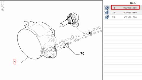 2019> Partner Rifter Berlingo Combo Doblo Proace City DS4/DS5 Automobiles Sis Farı Ampülü H11 2011/2024