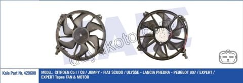 Fan Motoru Sol EXP3 P807 C5