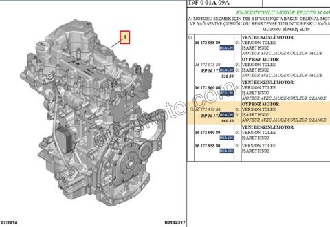 MOTOR KOMPLE 1.2CC 130HP