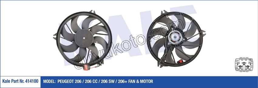 Fan Motoru P206 Klimalı