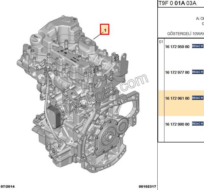MOTOR KOMPLE 1.2CC 110HP