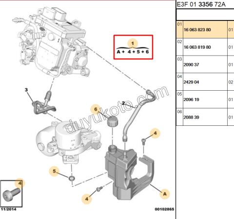 Şanzıman Hidrolik Yağ Deposu (MDP) P2081 C4CCT