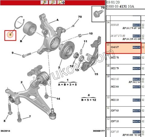 SEGMAN ON TEKER RULMAN EXP3