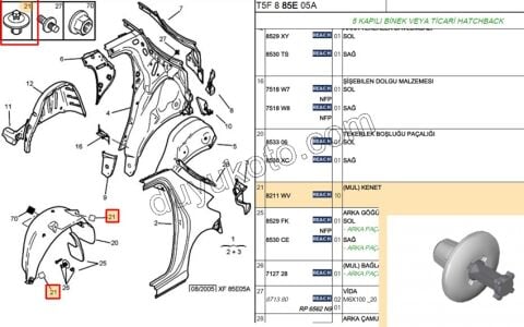 KLIPS DAVLUMBAZ GECMELI P3071 P406 C31