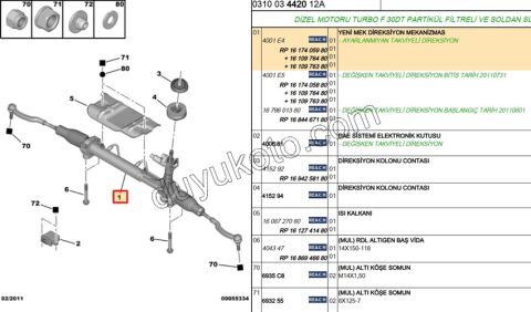 Direksiyon Kutusu BXR3