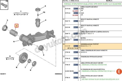 TORSIYON PLASTIK BORU PRT1 PRT2 P405