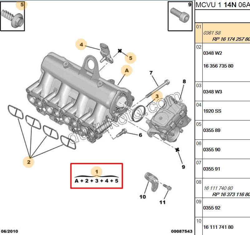 MANIFOLD EMME 1.3HDI