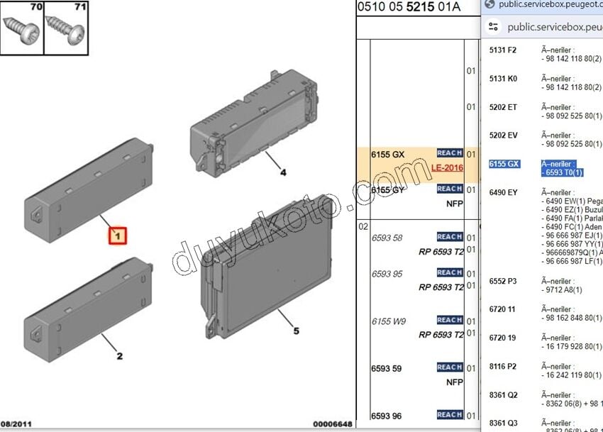 EKRAN DIJITAL C4 YM 9821851780