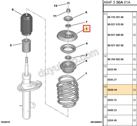 TEK TAKOZ ON AMORT UST P2081 P20081
