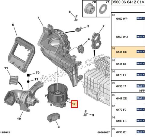 Kalorifer Motoru PRT3 C4PC YM Dijital Klimalı