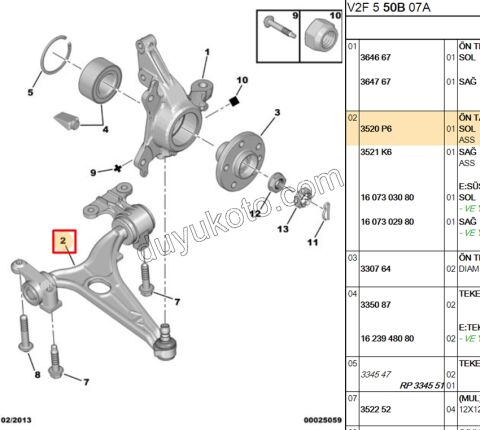 Salıncak Sol P807 C8