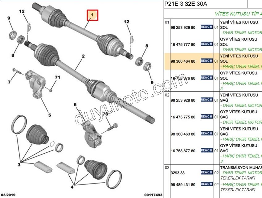 Aks Mili Sol P2082 AT6