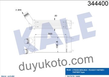 CITROEN BERLİNGO TURBO RADYATÖRÜ (1.6HDI)