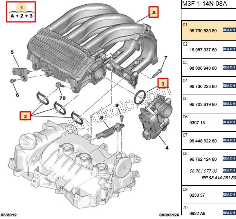 MANIFOLD EMME EB2M EB2F