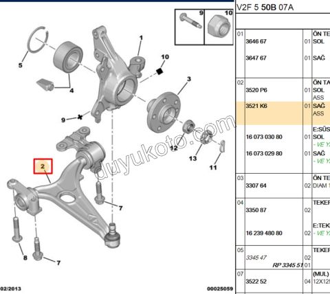 Salıncak Sağ P807 C8
