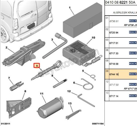 CEKI DEMIRI P3081 PRT3