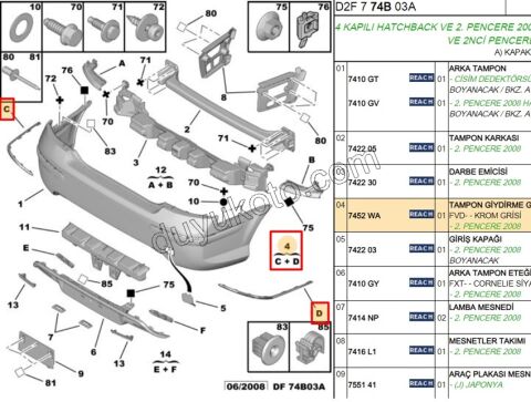CITA SUS KROM ARKA TAMPON KOSE TK P407MQ