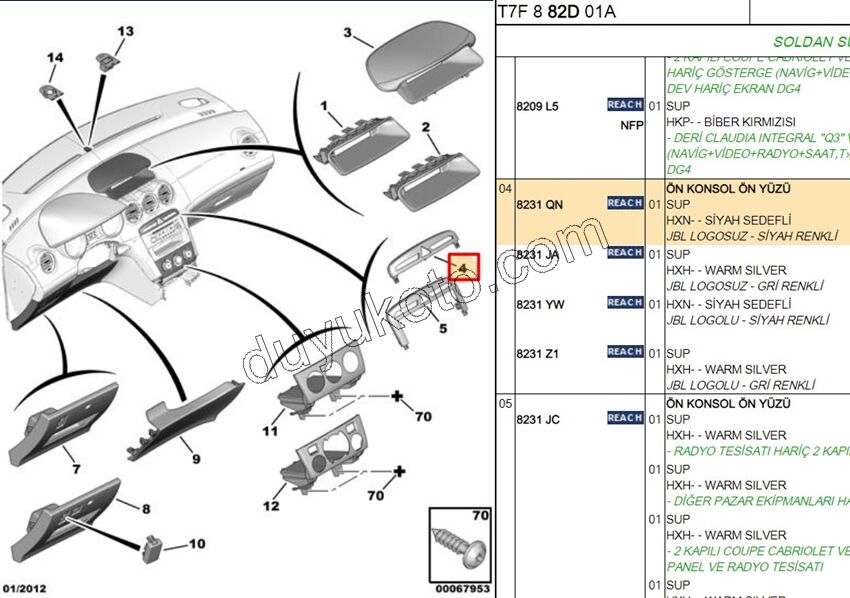 Teyp Üstü Flasor Anahtarı Çerçevesi P3081