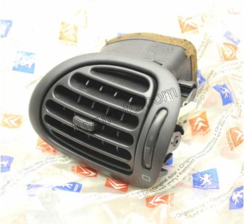 Peugeot 206 Kalorifer Hava Izgarası Sağ (Yolcu) Difizör Siyah