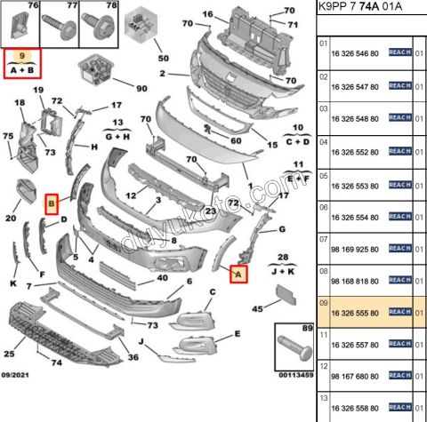 Dodik Ön Tampon Takım PRT4