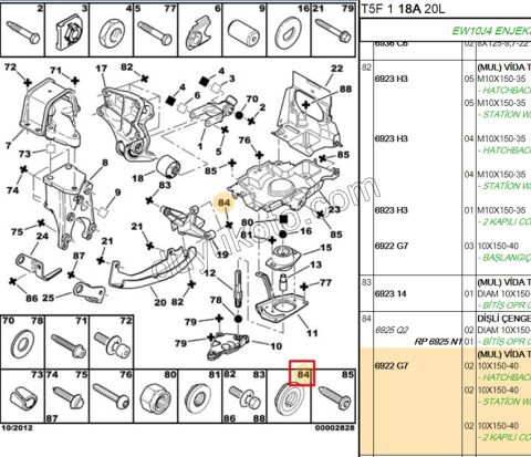 SOMUN CIVATA SANZUMAN TAKOZ P307 C41