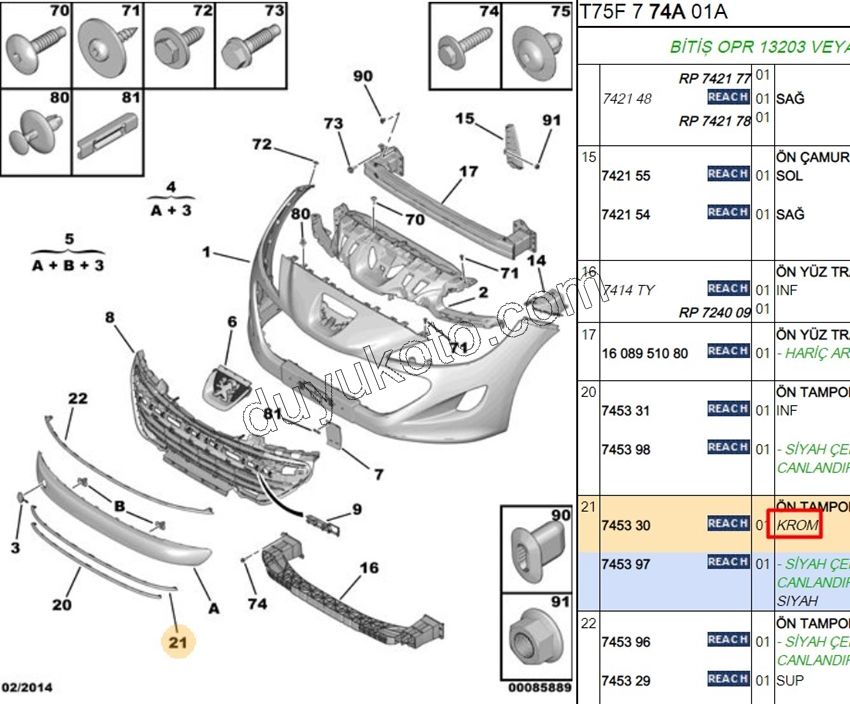 NIKELAJ ON TAMPON IZGARA ORTA RCZ