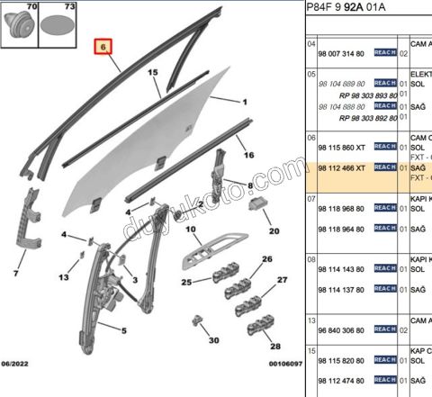 FITIL KAPI CAMI CERCEVE ON R P30082 SIYAH
