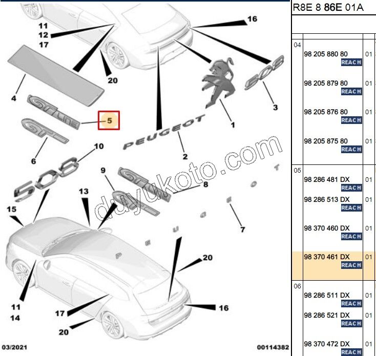 YAZI GT LINE YAZI P5082