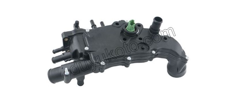 Termostat (KOMPLE) Gövdeli DW10 8V PRT P406 P307 9641338680 ALMA !!