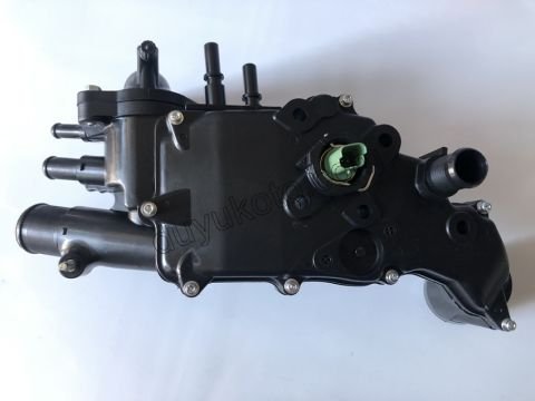 Termostat (KOMPLE) Gövdeli DW10 8V PRT P406 P307 9641338680 ALMA !!