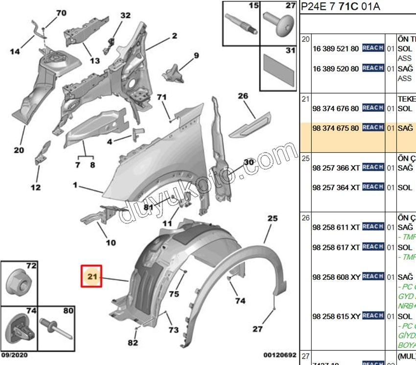 DAVLUMBAZ ON R P20082 P24E