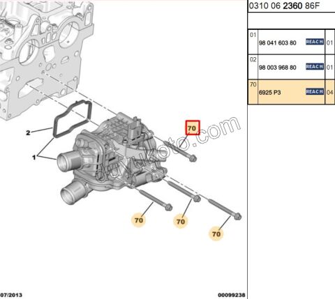 CIVATA DIAM 6X100-70