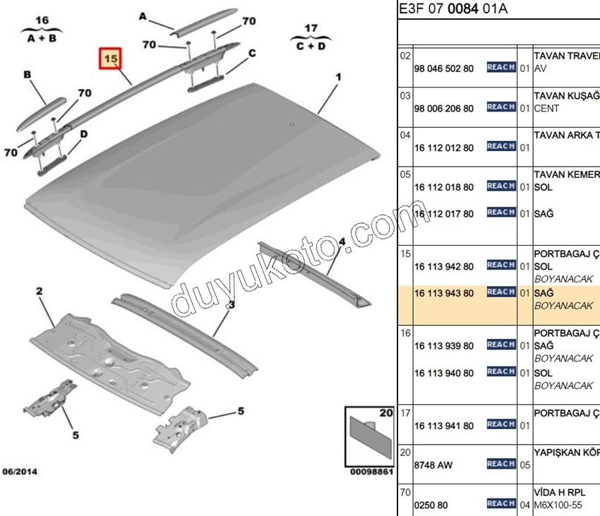 TAVAN BARI R CCT AST+ KAPAK-